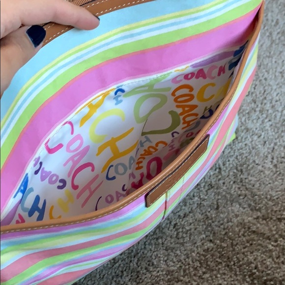 Colorful Coach purse - Picture 5 of 13